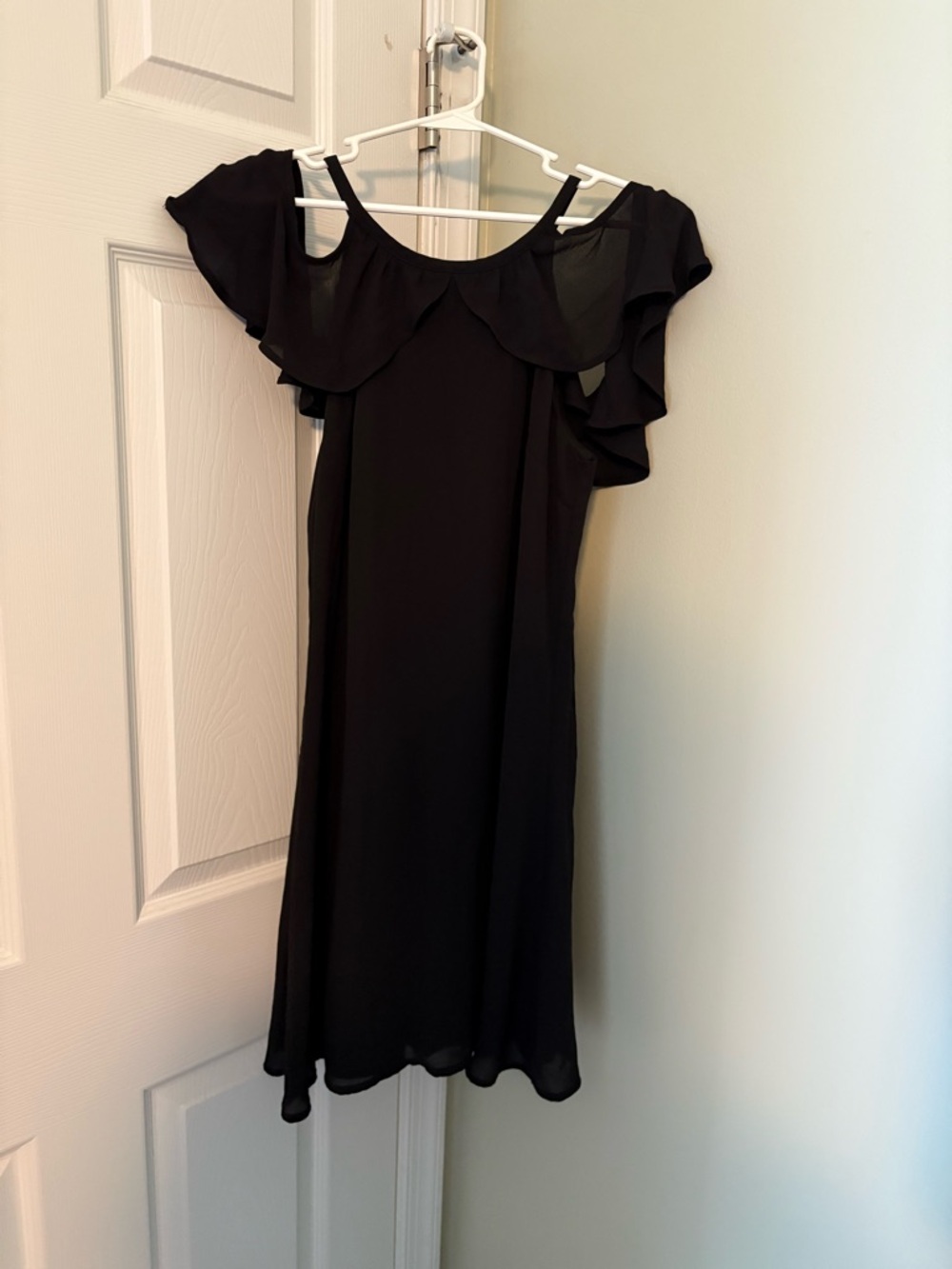 Decree Black Cold Shoulder Dress